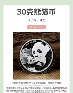 30克熊猫金币最新市场价格（2025年06月27日更新）